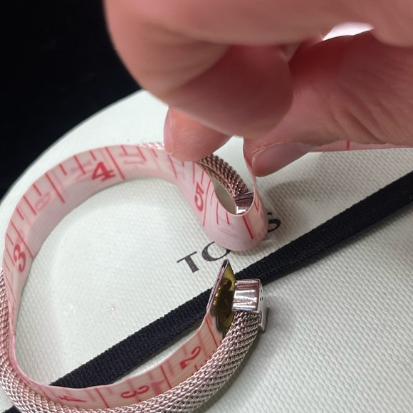 925 Silver Tous Mesh Bear Bangle and Bear Necklace Set - Picture 9 of 9